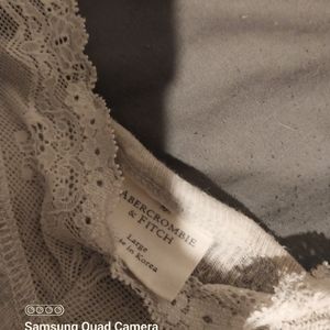 L Abercrombie and fitch strapped shirt large